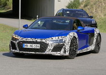 Audi R8 Spyder restyling, le foto spia