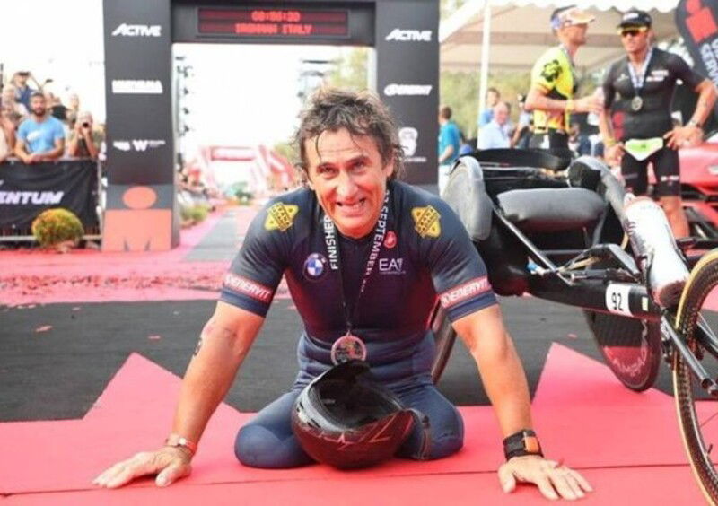 Alex Zanardi 5&deg; assoluto all&#039;Iron Man di Cervia e nuovo record paralimpico