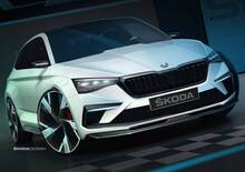 Skoda Vision RS, nuovo teaser prima del debutto a Parigi