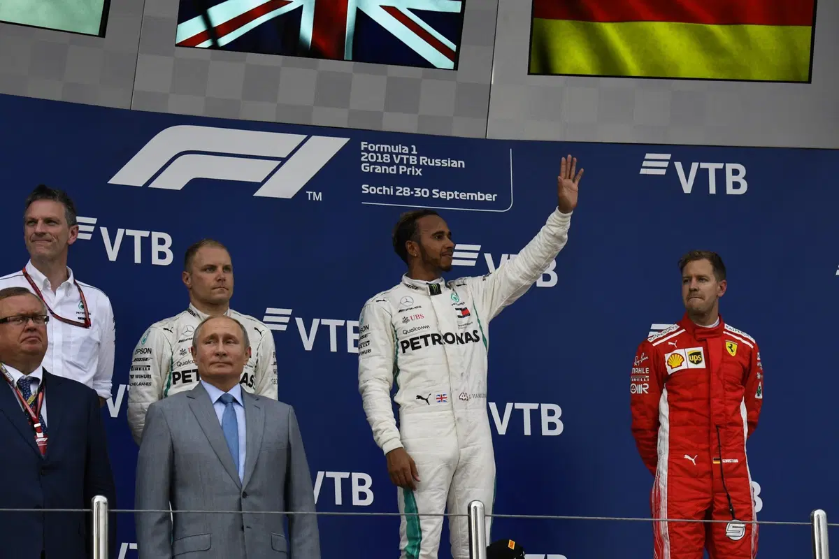 F1, GP Russia 2018: vince Hamilton. Terzo Vettel (59)