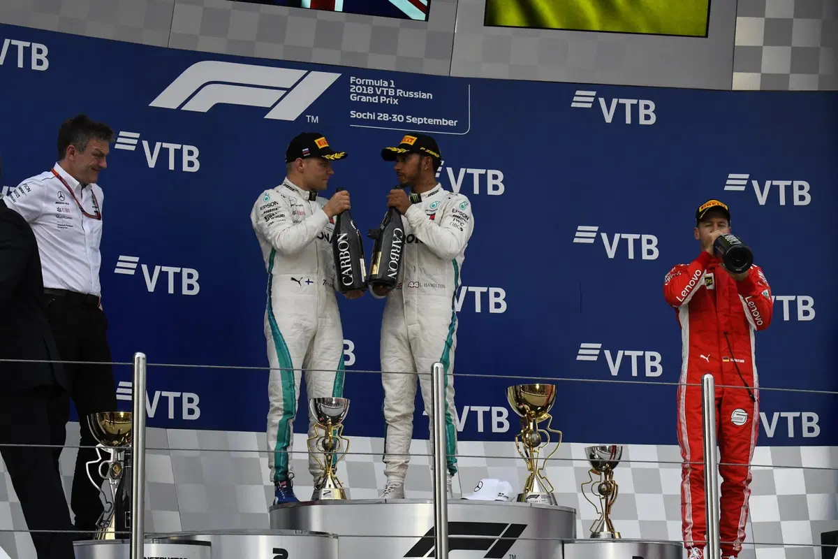F1, GP Russia 2018: vince Hamilton. Terzo Vettel (61)