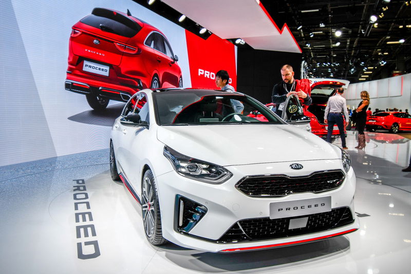 La nuova Kia ProCeed, presentata dal costruttore coreano come una &quot;shooting brake&quot; familiare