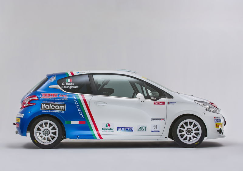 La Peugeot 208 R2 di Testa e Mangiarotti