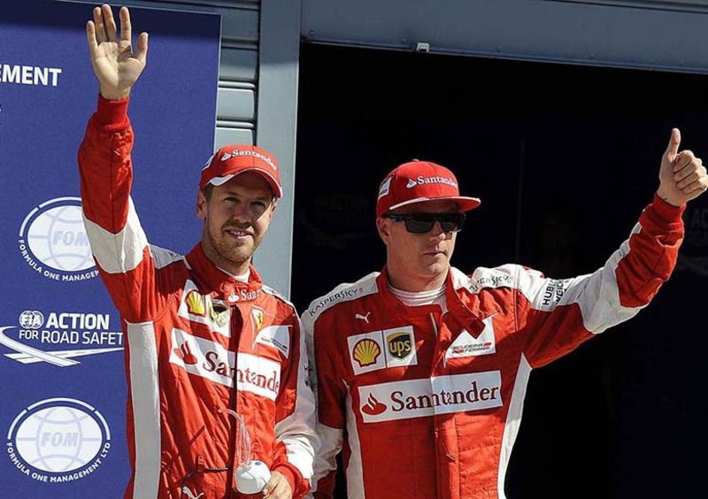 Ammontano a 27,5 e 6,4 milioni di euro, rispettivamente, gli stipendi di Vettel e Raikkonen