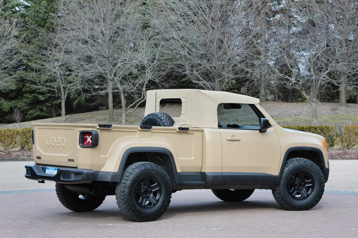 Jeep Renegade Comanche, la Renegade pick up (2)