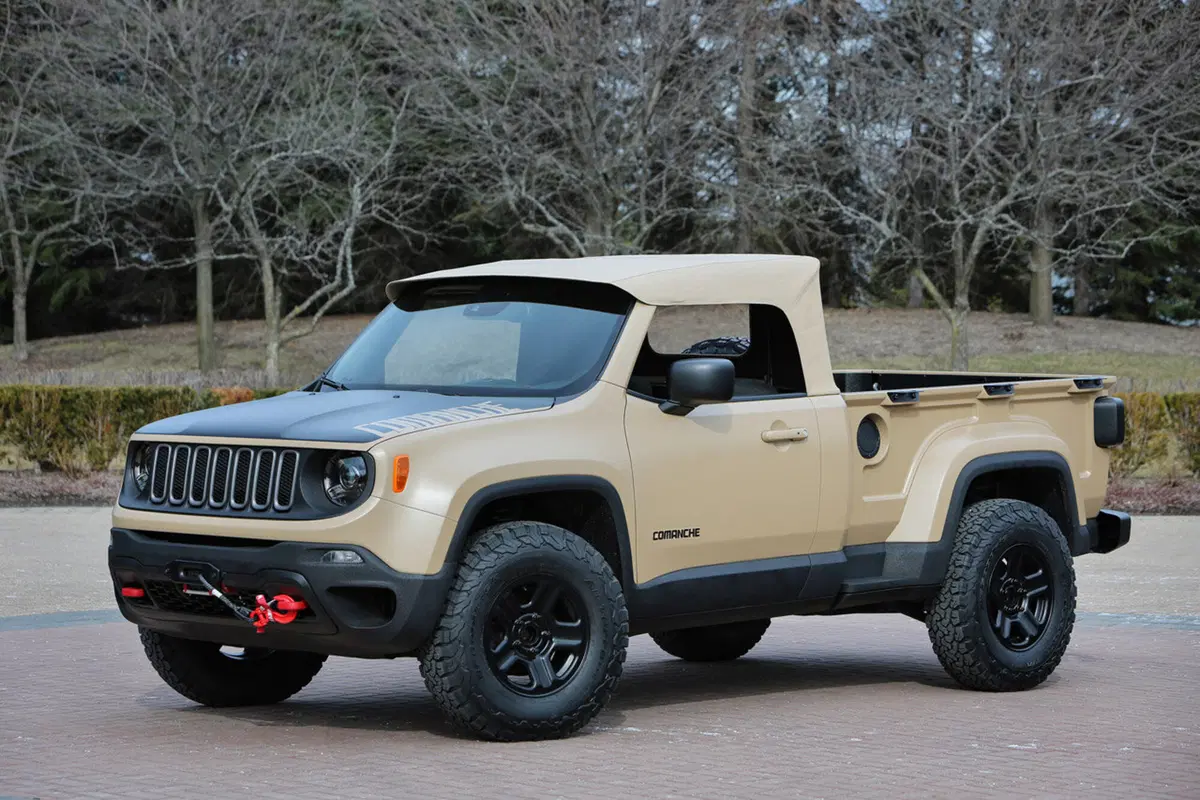 Jeep Renegade Comanche, la Renegade pick up
