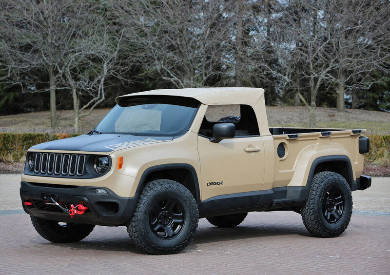 Jeep Renegade Comanche, la Renegade pick up