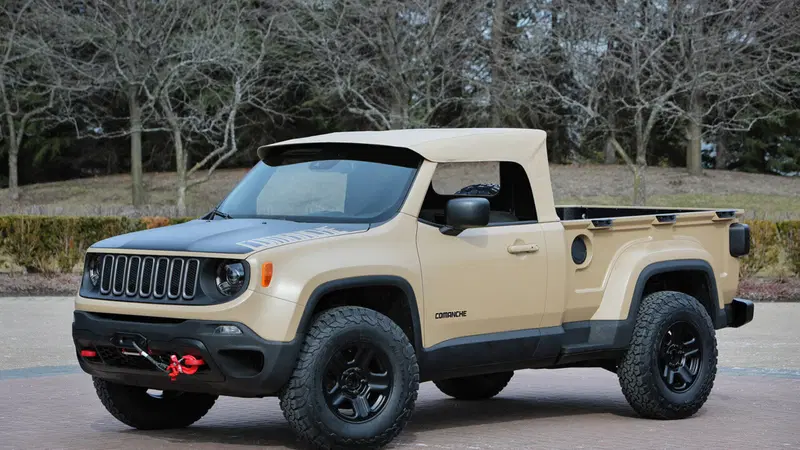 Jeep Renegade Comanche, la Renegade pick up