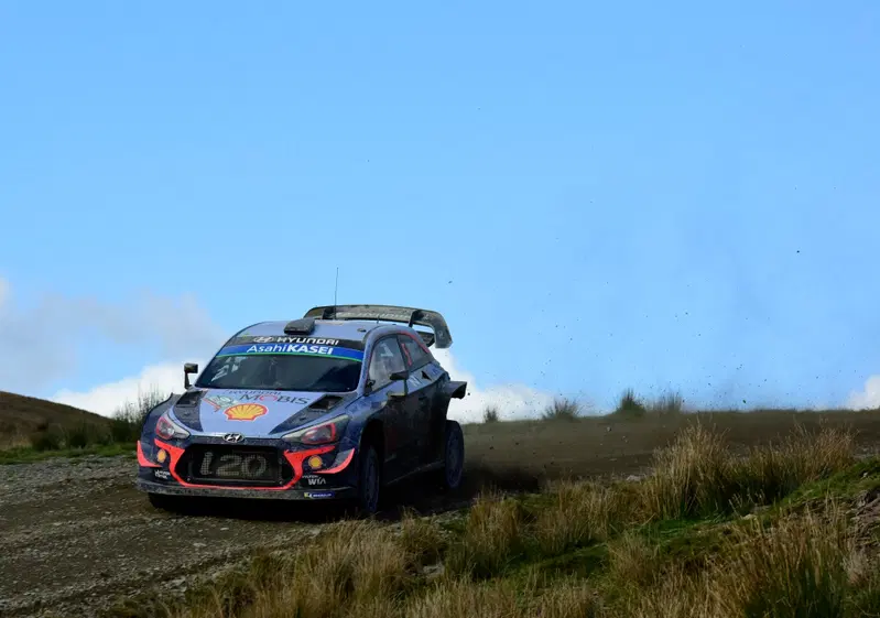 Thierry Neuville in Galles
