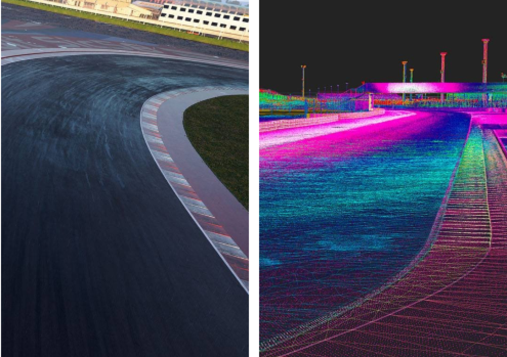 Grazie alla tecnologia laserscan, i piloti virtuali potranno apprezzare il circuito Marco Simoncelli di Misano