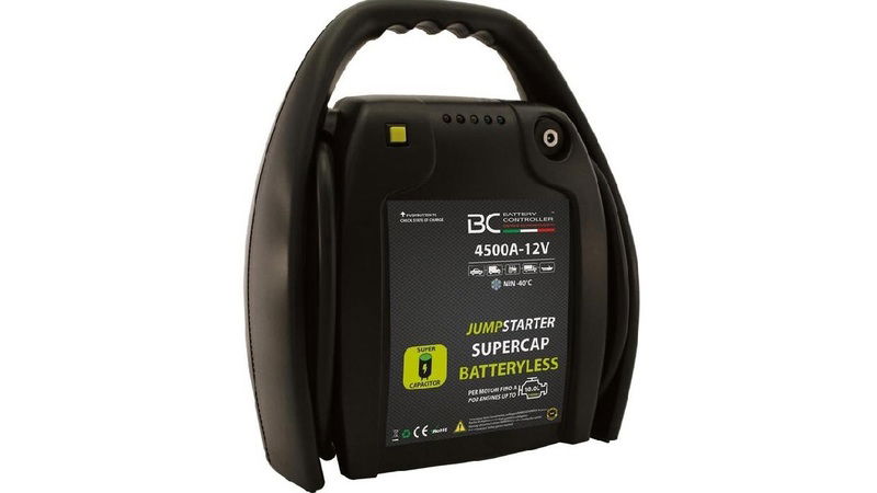 BC Jumpstarter Supercap Batteryless 4500A-12V: booster per motori fino a 10.000 cc!