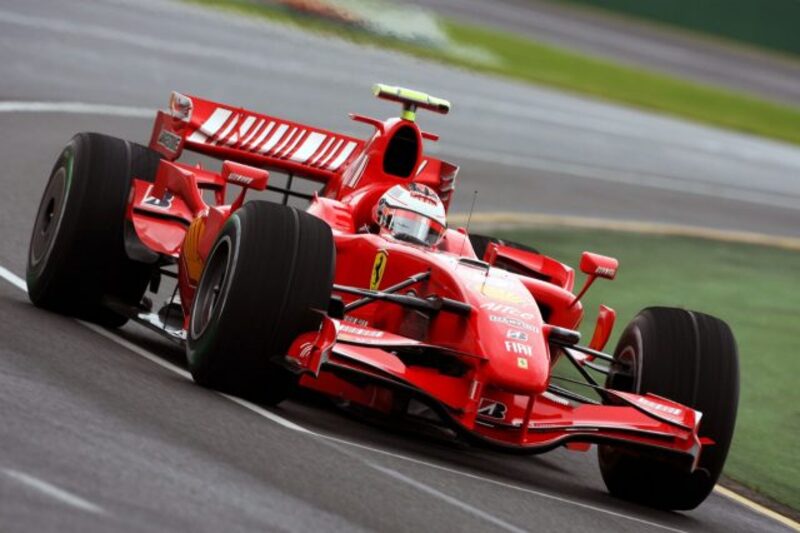 Kimi Raikkonen nel 2007, anno in cui vinse il mondiale