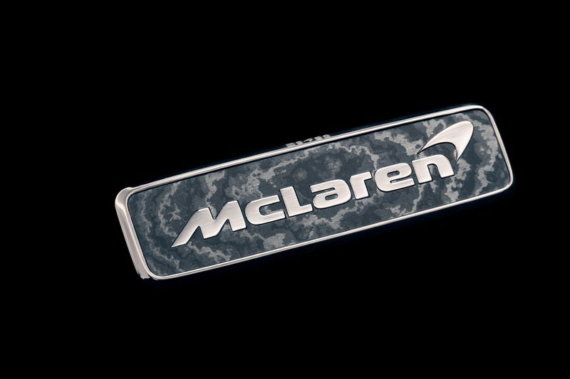 McLaren Speedtail, badge preziosi per la hypercar 