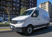 Volkswagen e-Crafter: come si elettrizza il furgone del corriere in città [video primo test]