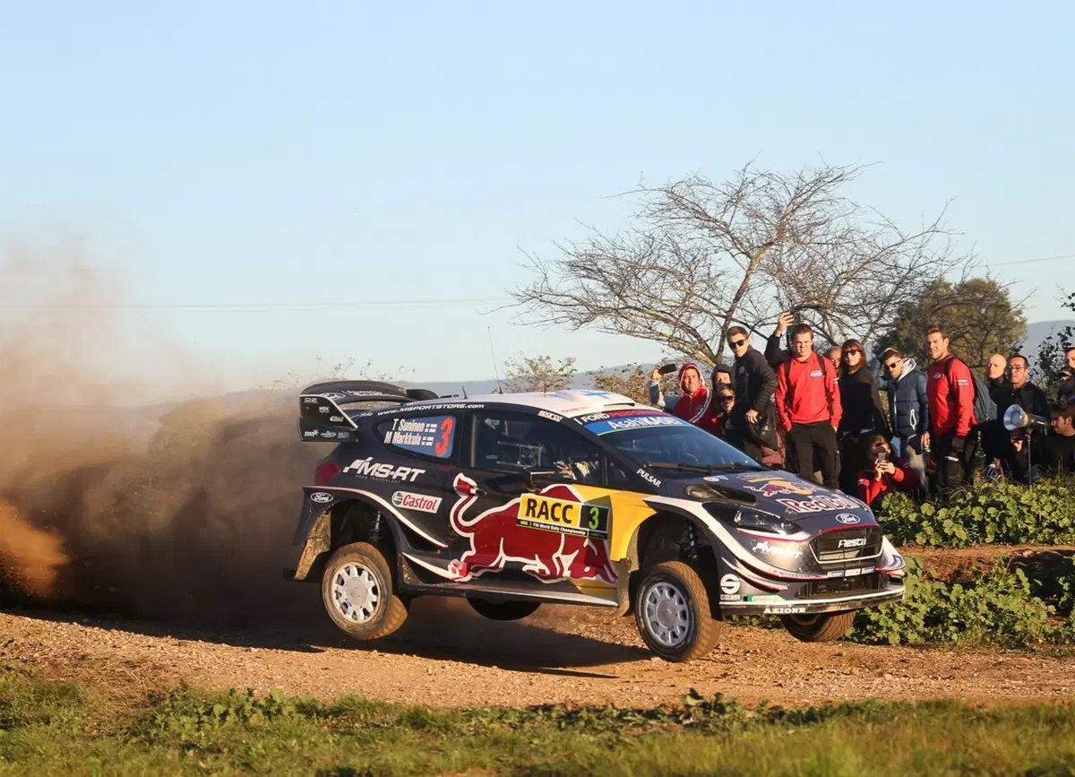 WRC18 RallyRACC Catalunia. Super Special Stage a Ogier (Fiesta M-Sport) (4)