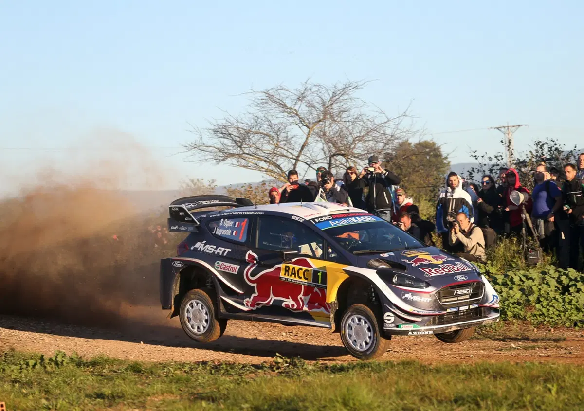 WRC18 RallyRACC Catalunia. Super Special Stage a Ogier (Fiesta M-Sport) (5)