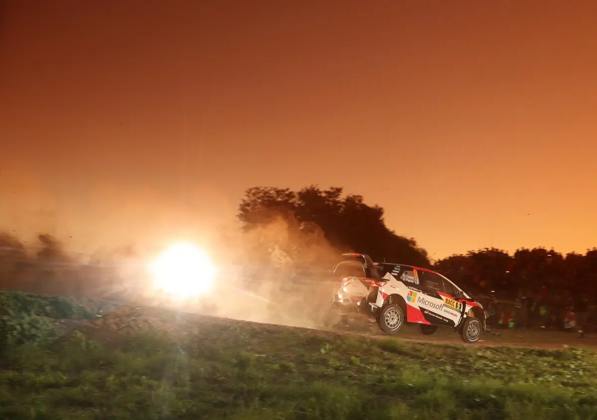 WRC18 RallyRACC Catalunia. Super Special Stage a Ogier (Fiesta M-Sport) (11)