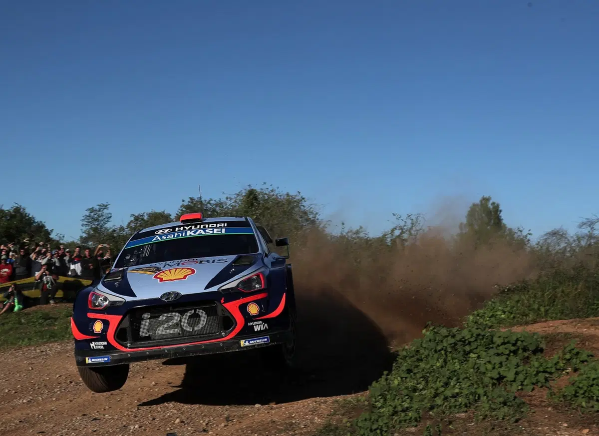 WRC18 RallyRACC Catalunia. Super Special Stage a Ogier (Fiesta M-Sport) (17)