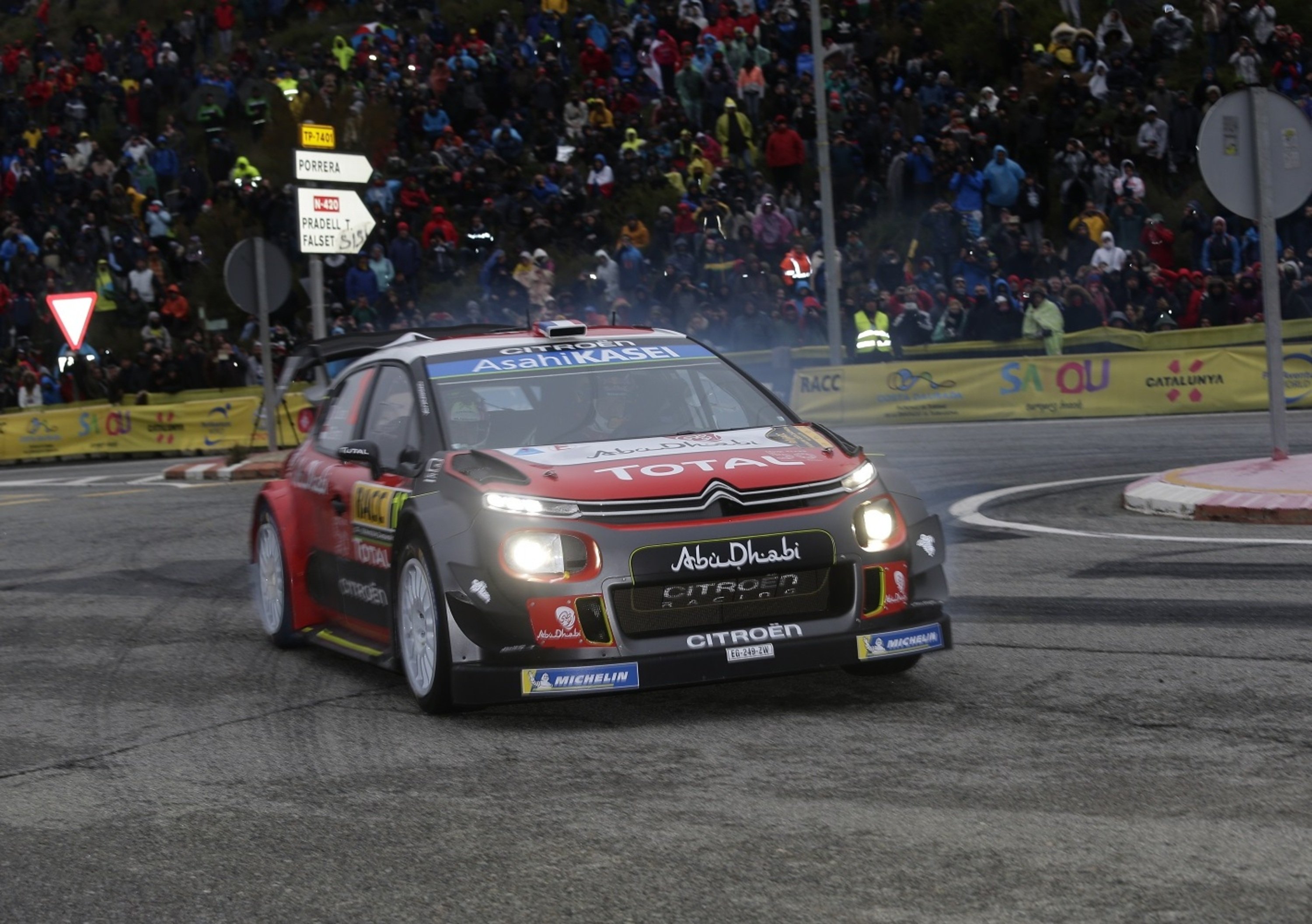 RallyRACC Catalunya Finale. Citroen C3 WRC e S&eacute;bastien Loeb, &ldquo;The Incredibles&rdquo;
