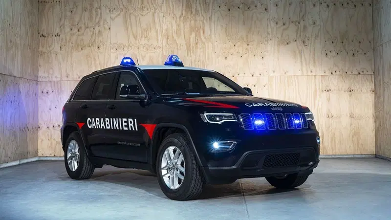 Jeep Grand Cherokee, blindata per l'antiterrorismo dei Carabinieri