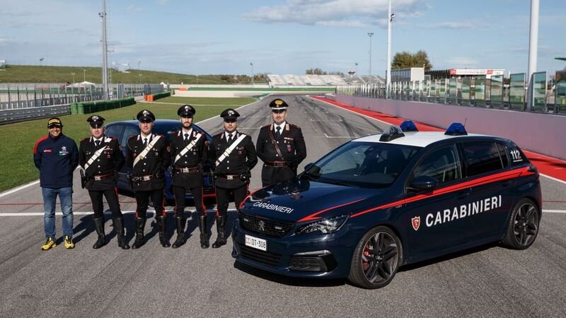 Paolo Andreucci istruttore di guida per i Carabinieri