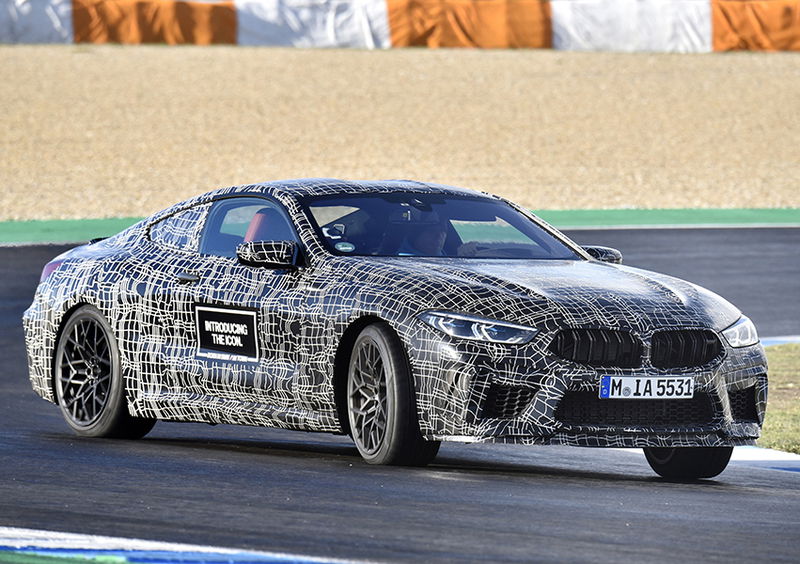 BMW M8, svelati i dati tecnici 