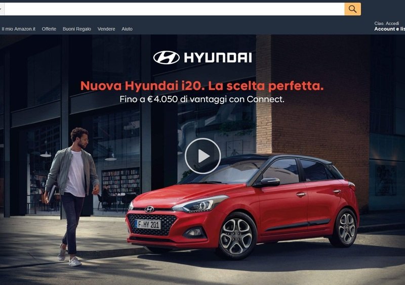 Hyundai i20 in offerta su Amazon: oltre 4.500 &euro; di sconto