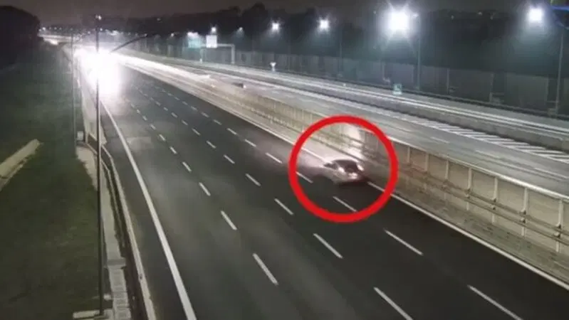 A24, contromano per 10 km per dell'alt della polizia