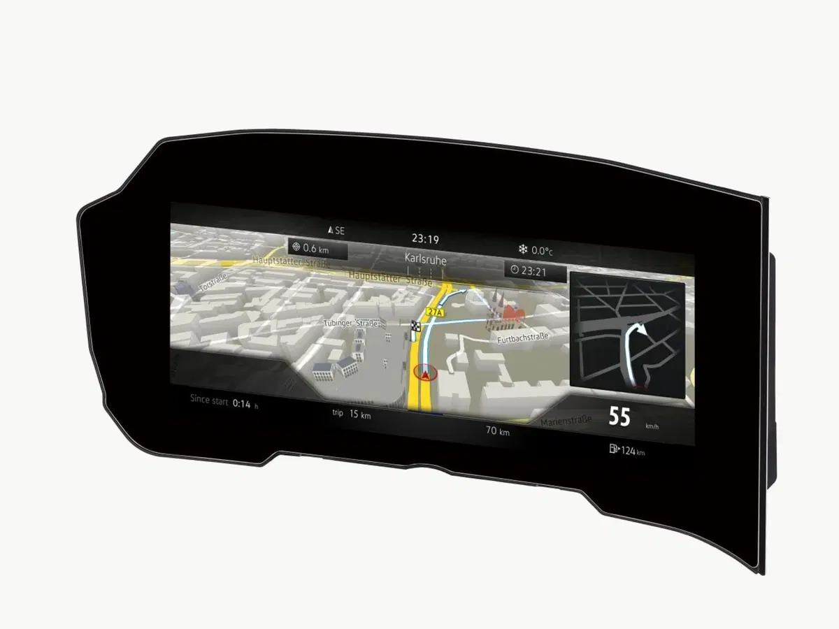Volkswagen Touareg, il quadro strumenti diventa curvo (4)