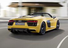 Nuova Audi R8 Spyder, la scoperta