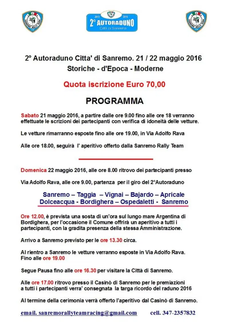 Tutte le informazioni utili e il programma dell'evento