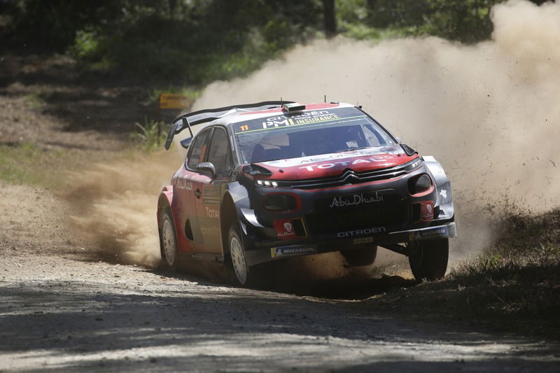 WRC 2018/Citroen. Rally Australia 1. Effetto Loeb o effetto C3 WRC? Due Citroen al comando del Rally