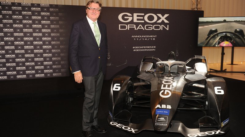 Geox in Formula E con il team Geox Dragon per la stagione 2018-2019