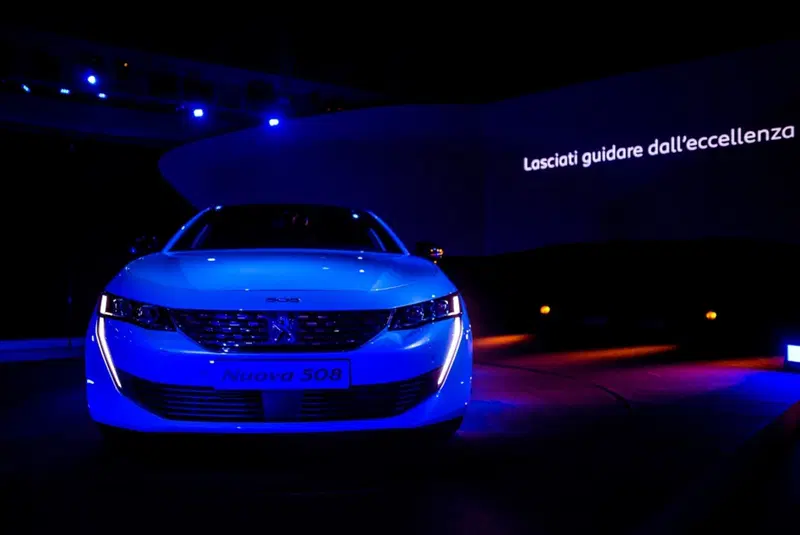 L'eccellenza artistica e d'impresa celebrata a Milano, si sposa al nuovo modello 508 di Peugeot