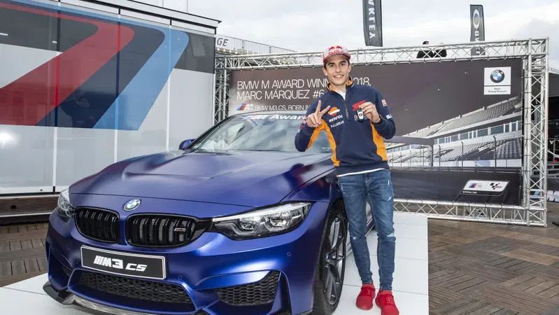 Marc Marquez vince per la 6^ volta il BMW M Award, per lui una M3 CS