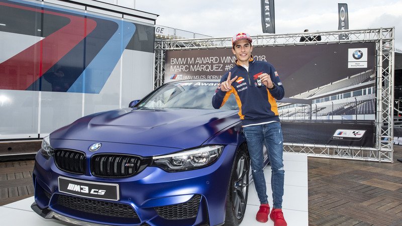 Marc Marquez vince per la 6^ volta il BMW M Award, per lui una M3 CS