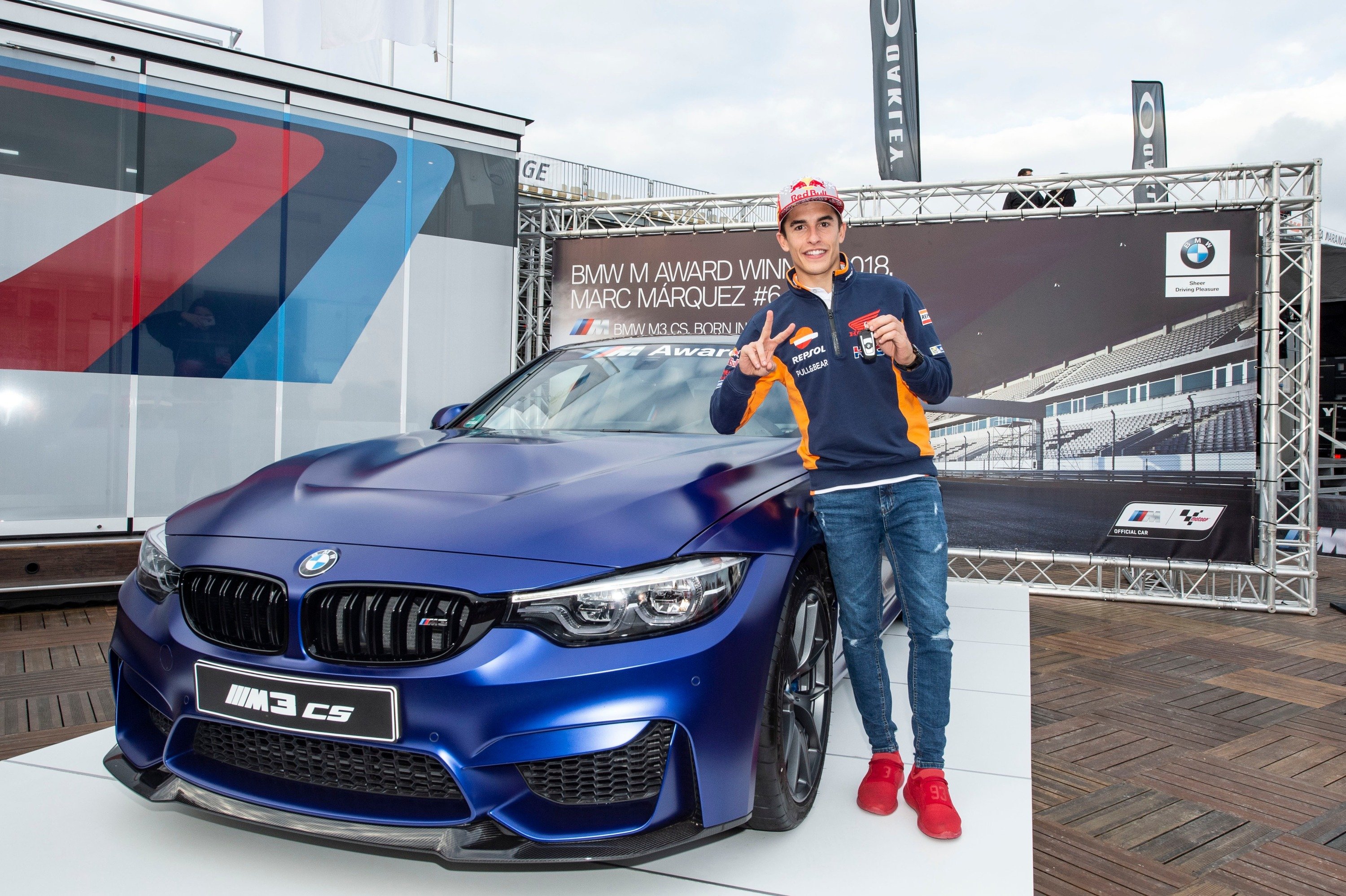 Marc Marquez vince per la 6^ volta il BMW M Award, per lui una M3 CS