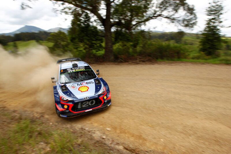 Thierry Neuville in azione in Australia