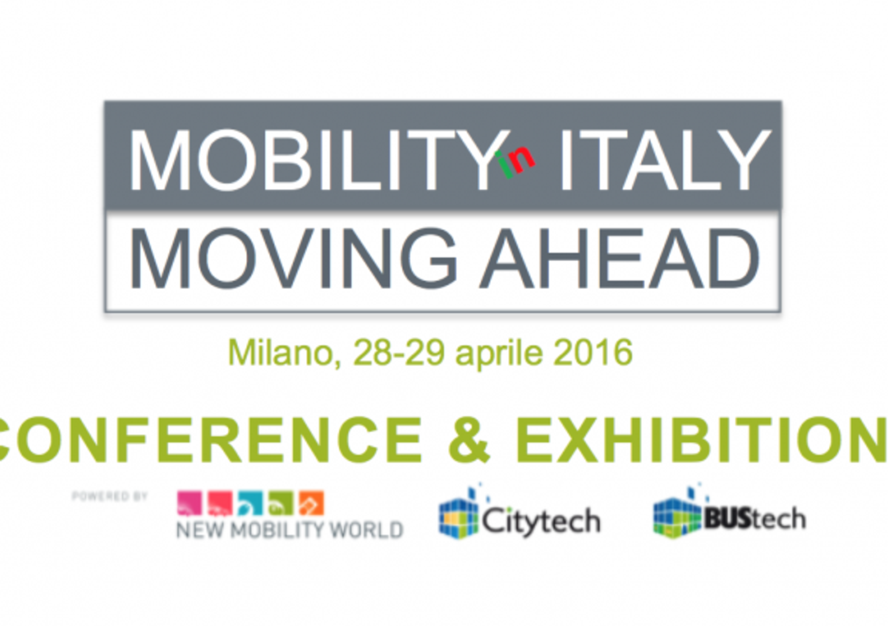 Mobility in Italy: il forum il 28 e 29 aprile
