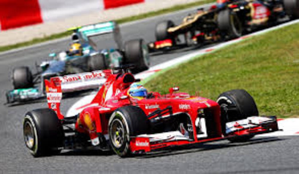 Alonso nel 2013 con la Ferrari