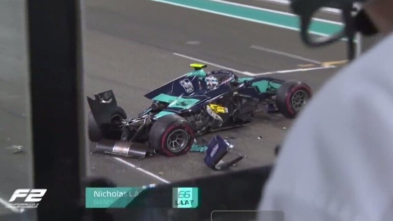 Formula 2, grave incidente tra Latifi e Maini: piloti illesi [Video]