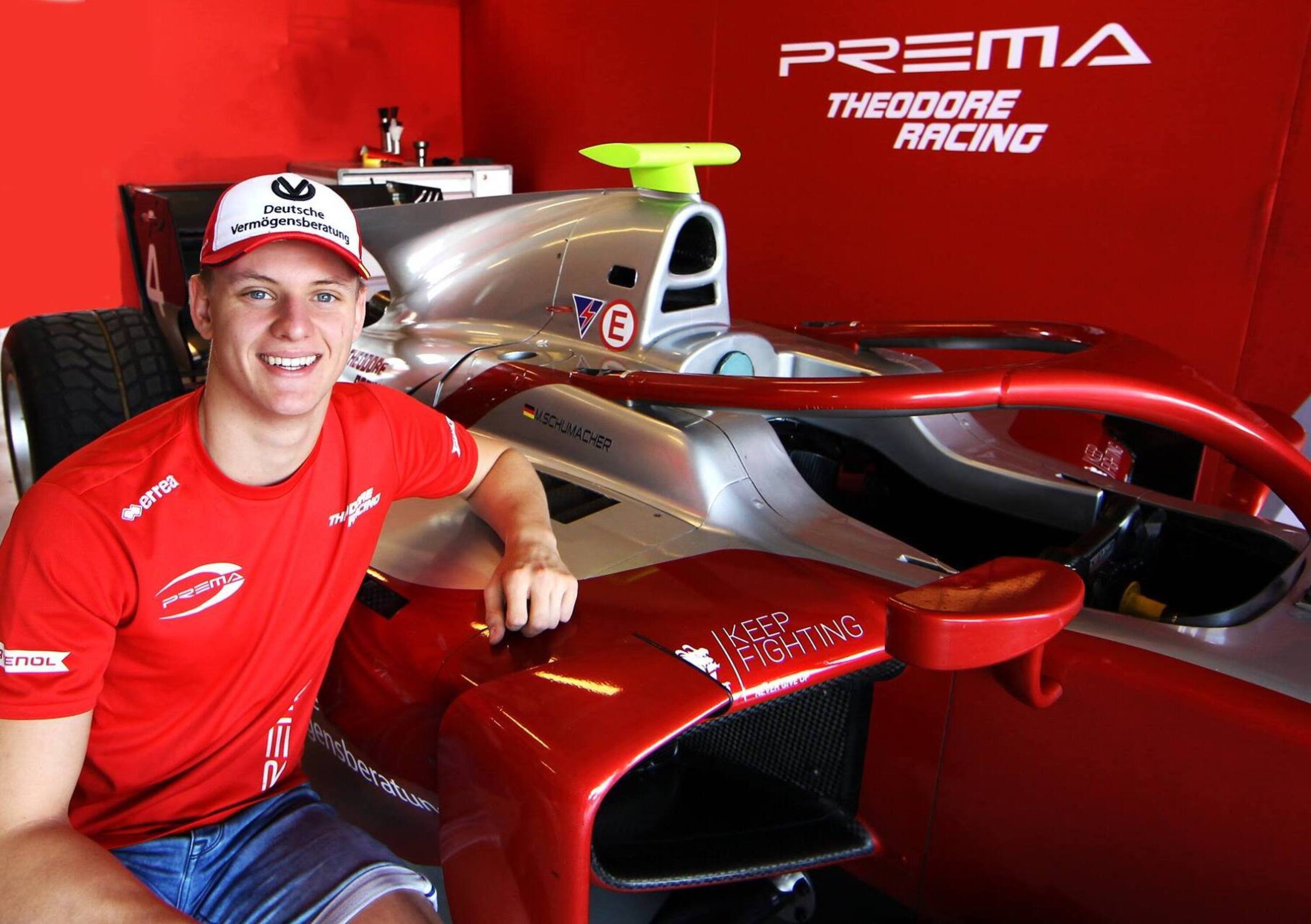 Mick Schumacher, debutto in Formula 2 nel 2019 con Prema