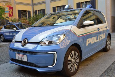 La Polizia di Stato con una nuova Volkswagen e-up!