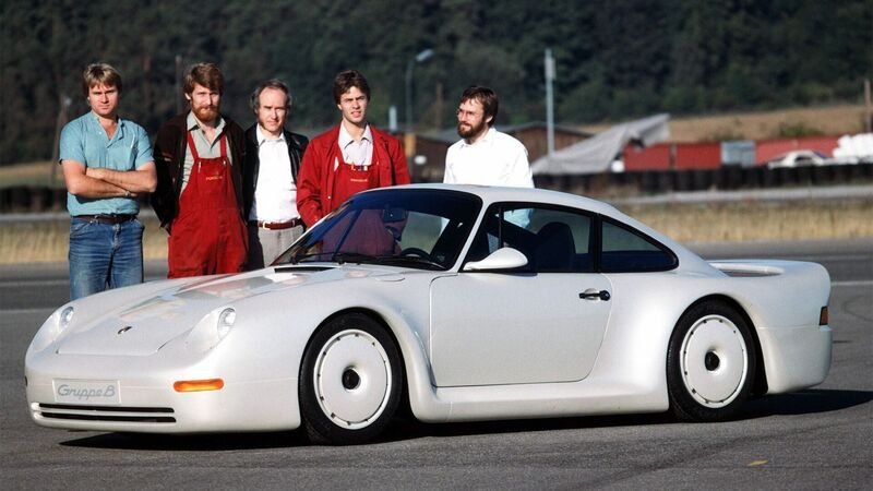 Porsche 959 e il concept per il Gruppo B
