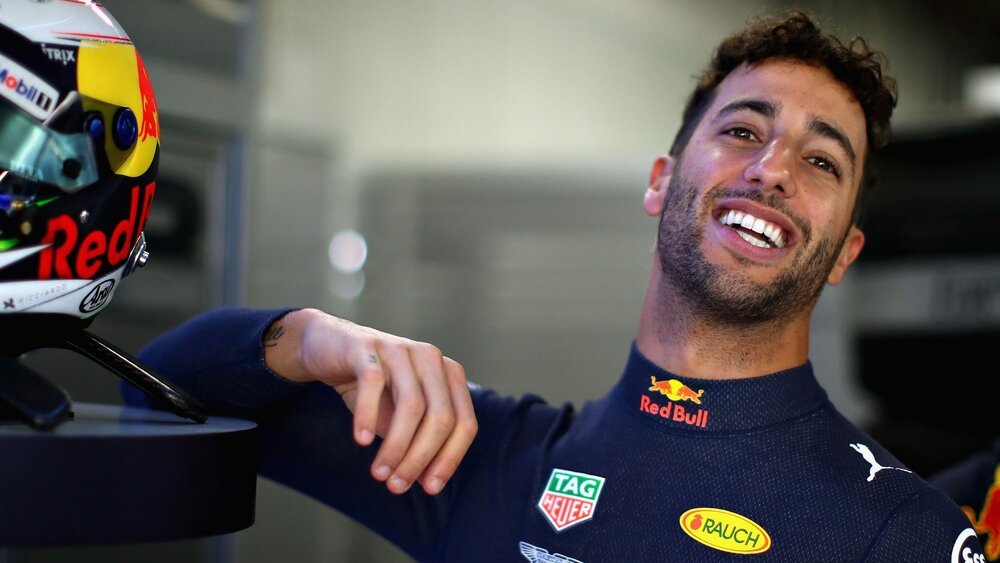 Un sorridente Daniel Ricciardo