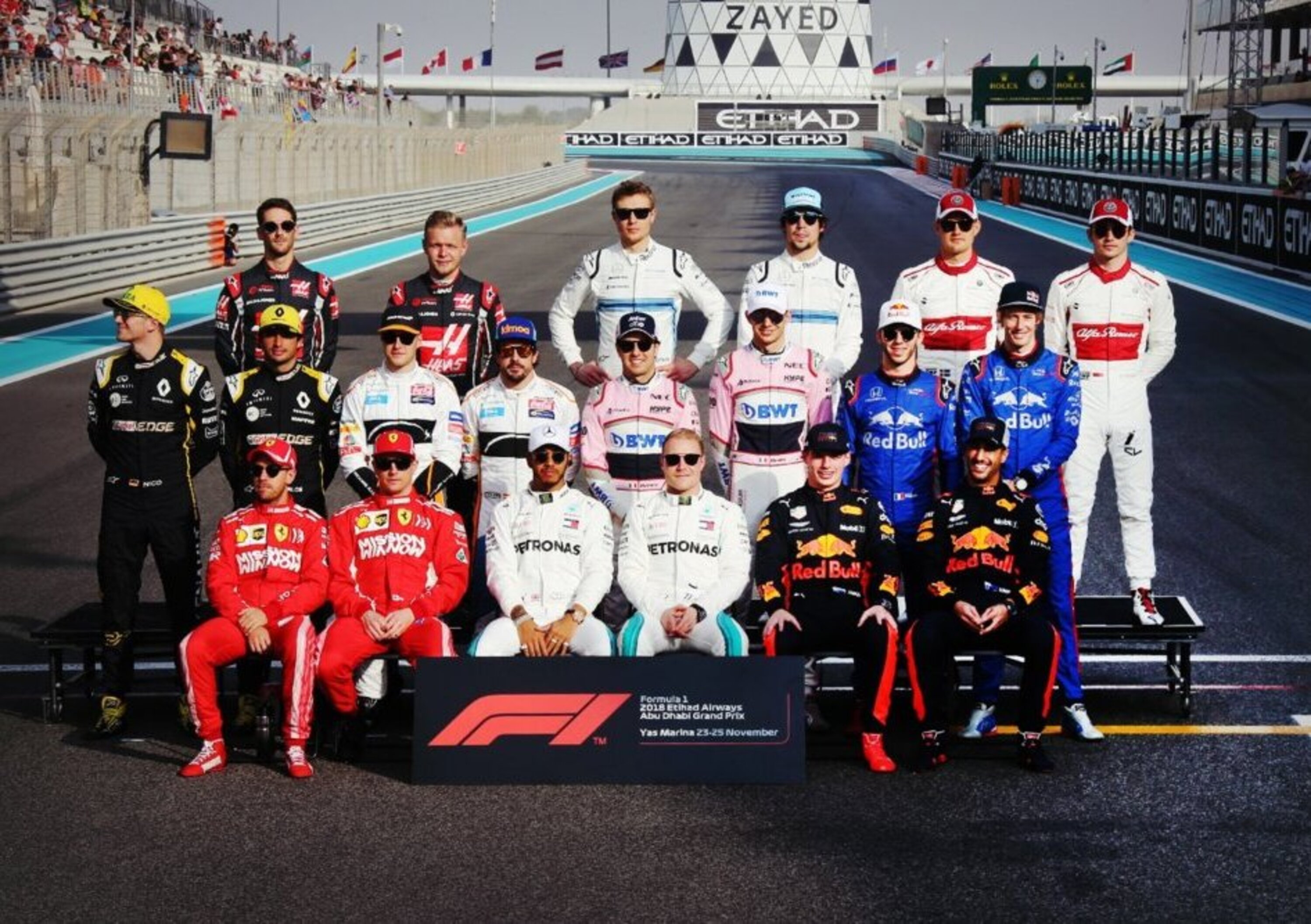 Mondiale F1 2019: l&rsquo;elenco iscritti provvisorio