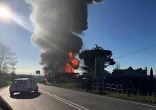 Rieti, esplosione in un distributore di carburante. Due morti