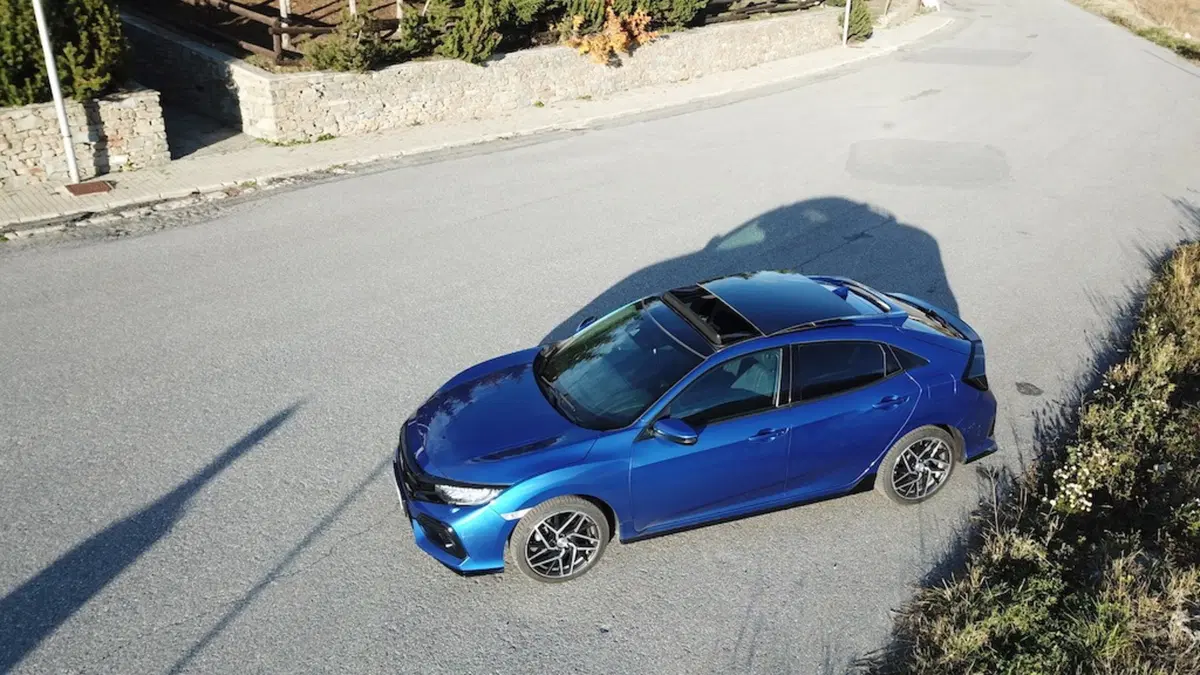 Honda Civic Sport Turbo Plus 1.5 L sul percorso della storica gara in salita Cesana - Sestri (2)