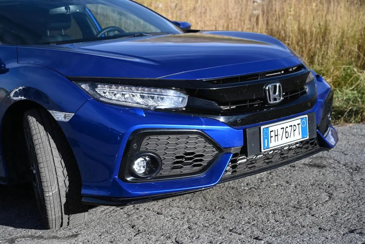Honda Civic Sport Turbo Plus 1.5 L sul percorso della storica gara in salita Cesana - Sestri (7)
