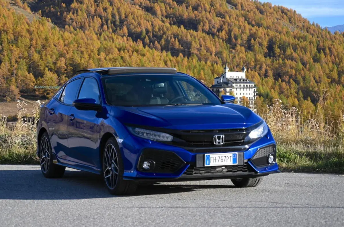 Honda Civic Sport Turbo Plus 1.5 L sul percorso della storica gara in salita Cesana - Sestri (10)